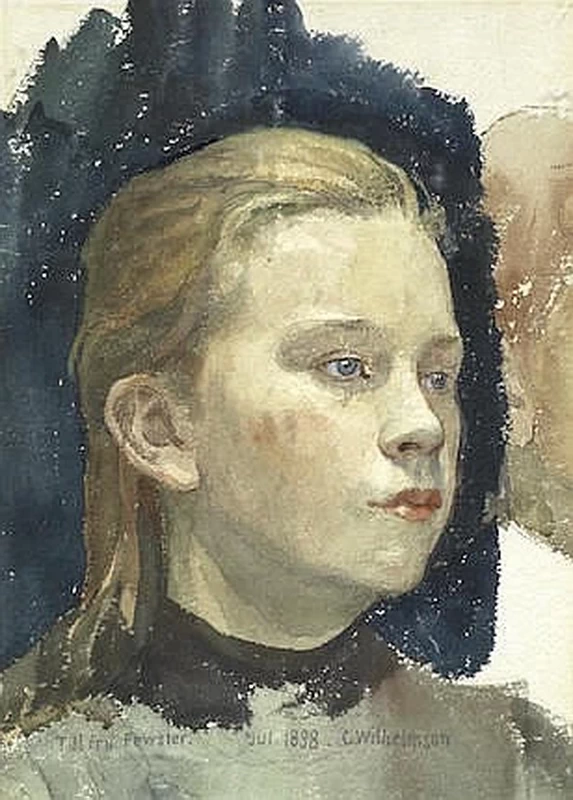 Ritratto di una giovane ragazza